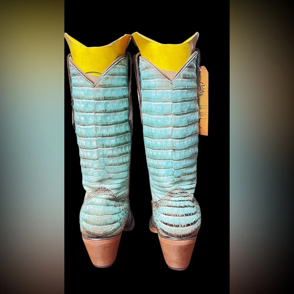 Corral Full Caiman Jade Boot - Picture 5 of 9
